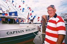 Photo: Wilson Acosta of Morgan City, La. with his shrimp boat.