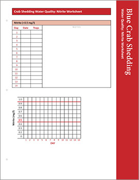 Image: Blue Crab Shedding worksheet