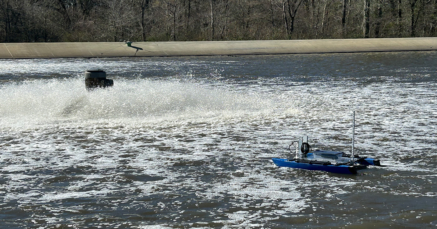 Image: Blue Boat Drone
