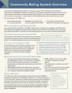 Image: Community Rating System Overview ADA cover