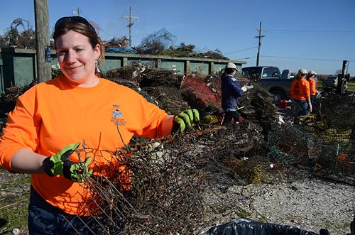 Crab Trap clean-up