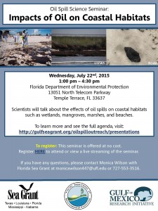Image: Impacts of oil on coastal habitats flyer