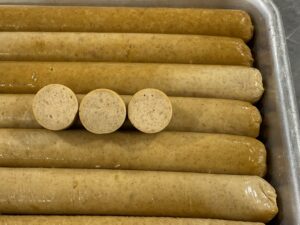 Image: Fish dogs in a pan