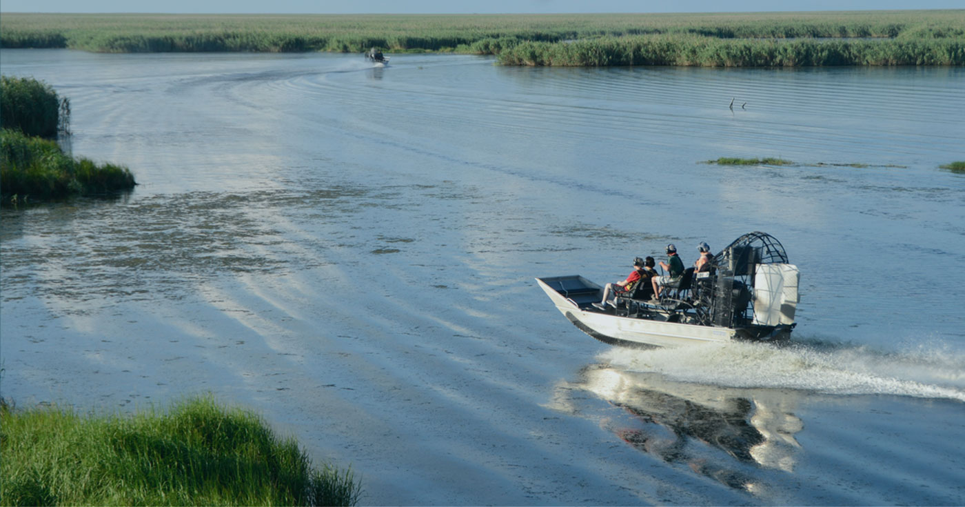 Marsh Maneuvers airboat ride