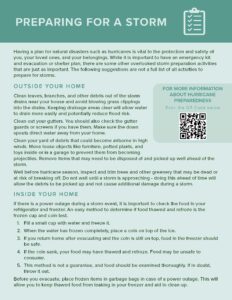 Image: Storm Prep Factsheet