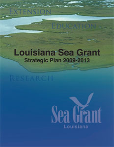 Image: Cover of Louisiana Sea Grant Strategic Plan, 2009-2013