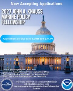 Image: Knauss fellowship flyer 2026