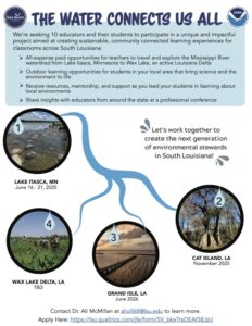 Image: Water Connects Us All flyer 2025